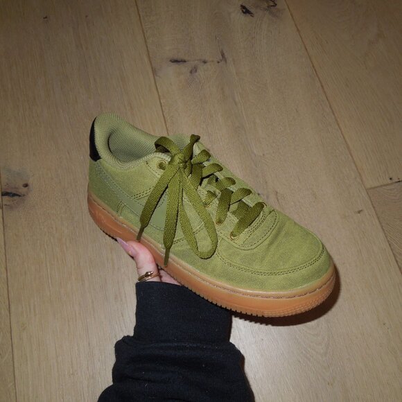 Nike Shoes - RARE Nike Air Force 1 '07 in stunning olive green canvas